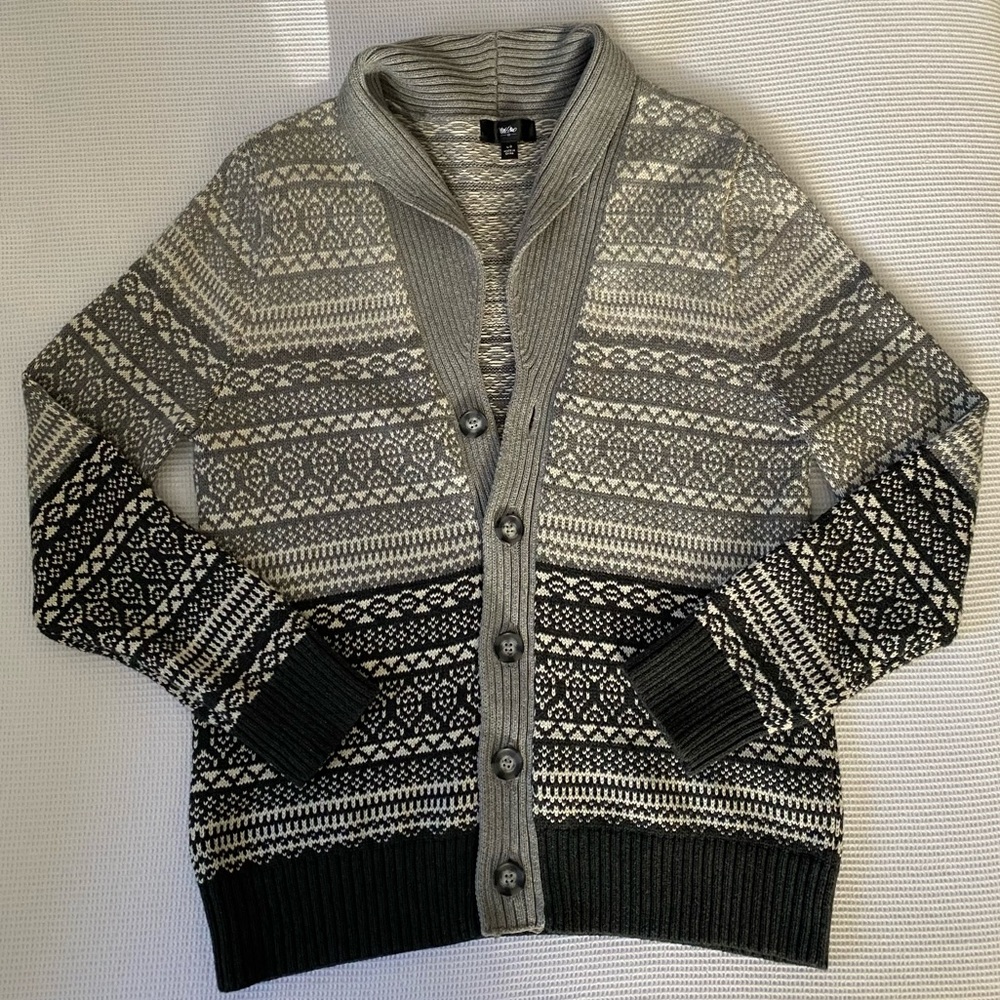 Mens Mossimo Nordic Cardigan Sweater